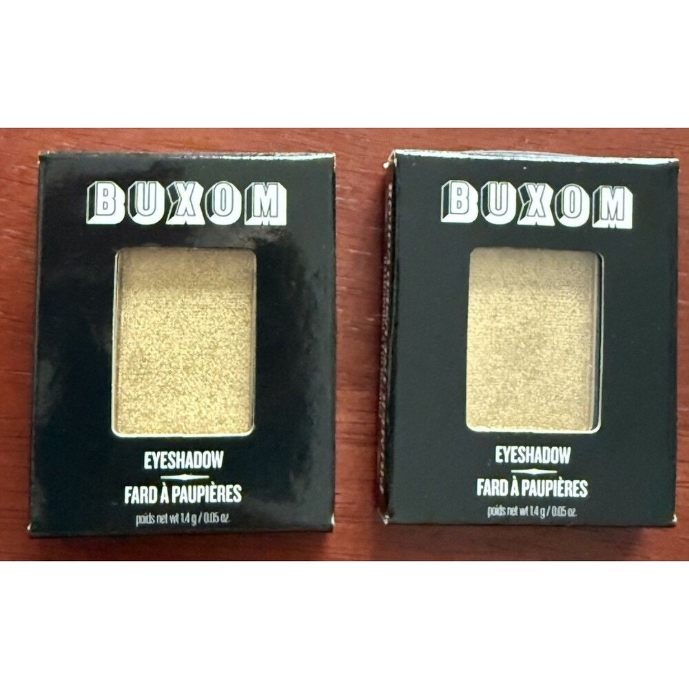 2 X Buxom 24KT Stilettos Eyeshadow Bar Single Refill - 0.05oz / 14g - New In Box